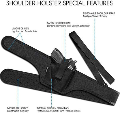 PRAETORIAN Vertical Shoulder and Belly Holster