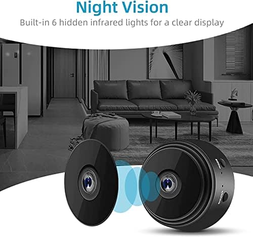 TinyCam – Mini WIFI Camera 1080P HD – Night Vision Included