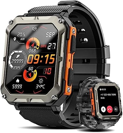 PUREROYI Military Smart Watch for Men