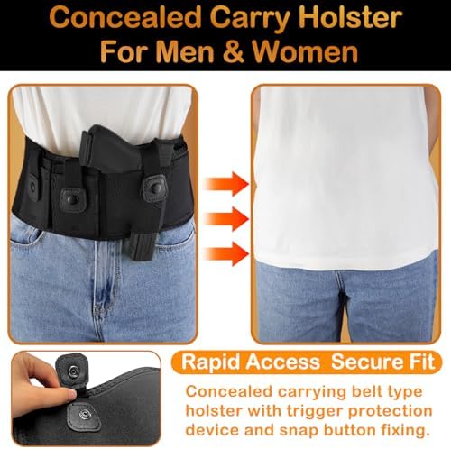 Ultimate Belly Band Holster - Black Dragon Holster