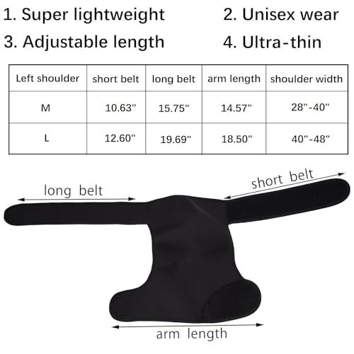 Women's Shoulder Brace Compression Sleeve Support Strap