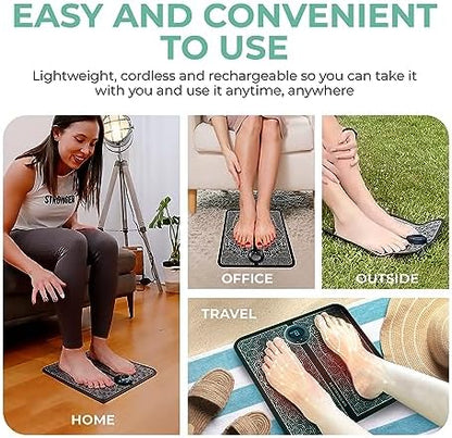 Nooro EMS Electric Foot Stimulation Massager USB Rechargeable & Foldable