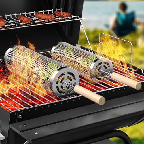 Rolling Grilling Basket