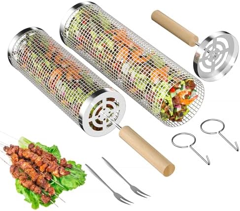 Rolling Grilling Basket