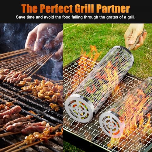 Rolling Grilling Basket