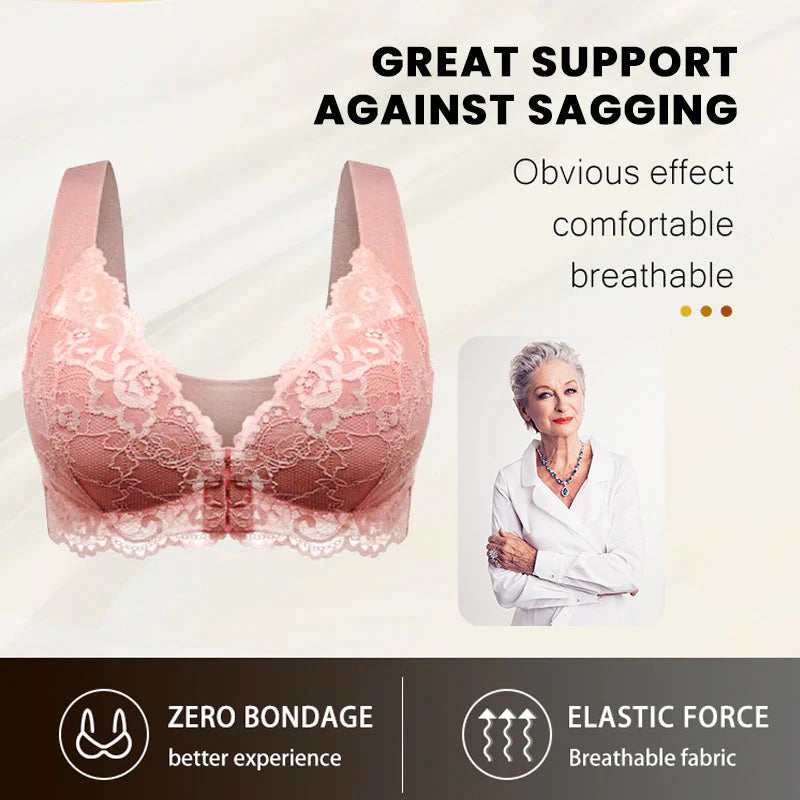 Zureem® FRONT CLOSURE '5D' SHAPING PUSH UP WIRELESS BRA