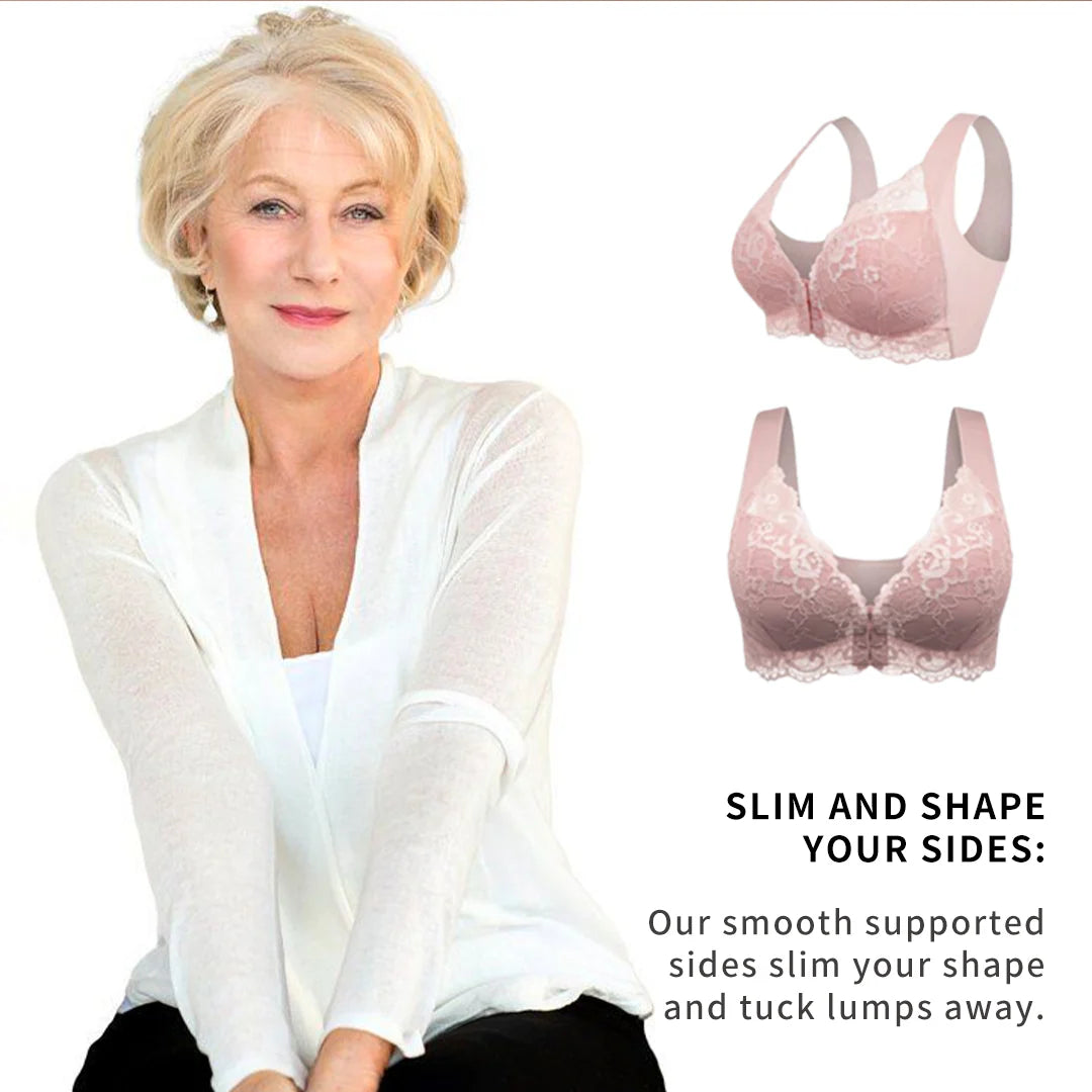 Zureem® FRONT CLOSURE '5D' SHAPING PUSH UP WIRELESS BRA