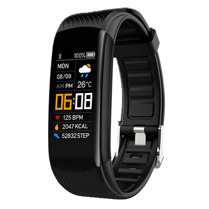 Vital Fit Track Smartwatch - Top-Rated Fitness Tracker + Heart Rate Monitor + Sleep Monitor + Activity Tracker