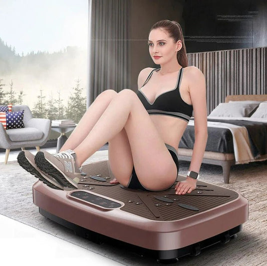 Body Shaping Slim Exercise Machine - Full Body Vibration Plate Massager