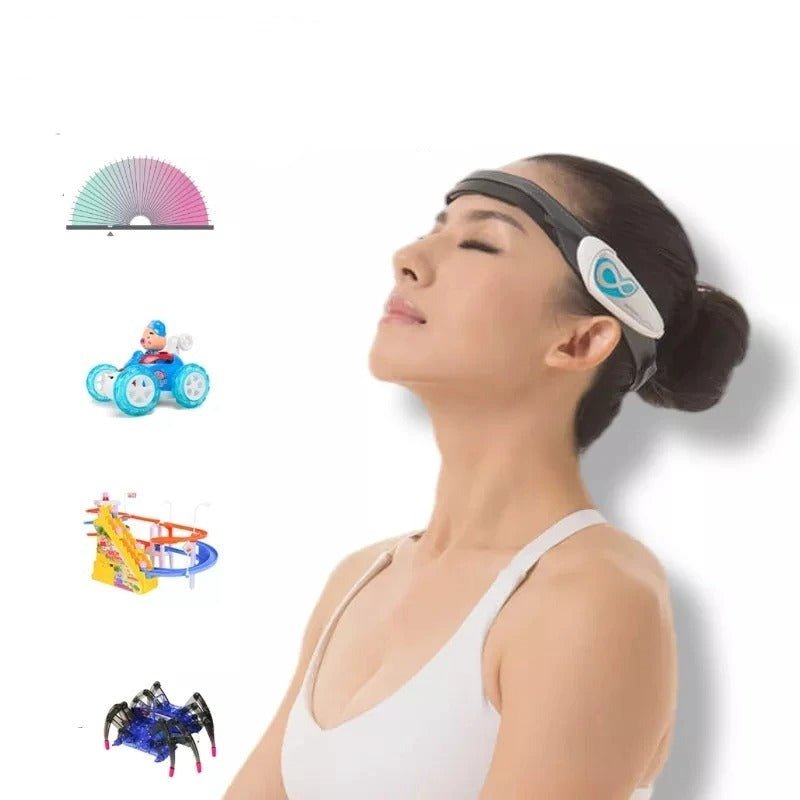 Brainlink Lite EEG Dry Electrode Headband - Mind Control Brainwave Feedback Concentration and Meditation Training