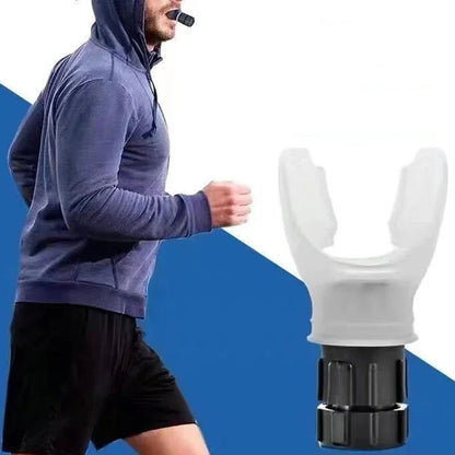 Breathing Trainer for Lung Fitness - Adjustable Resistance for Respiratory Muscle Training, Reduce Shortness of Breath