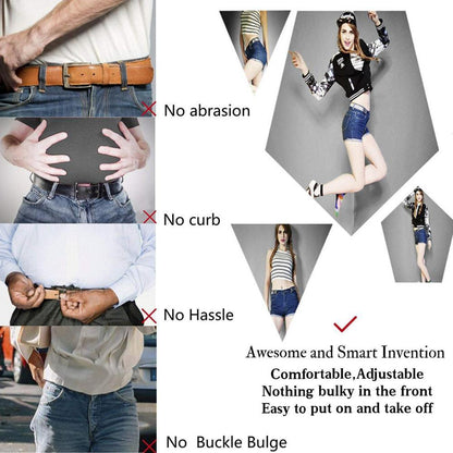 Buckle-Free Stretchable Womens Belt