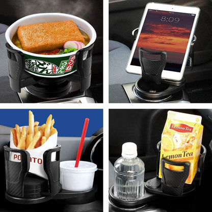 Car Expander Dual Cup Holder - Multifunctional Water Cup Mount Stand