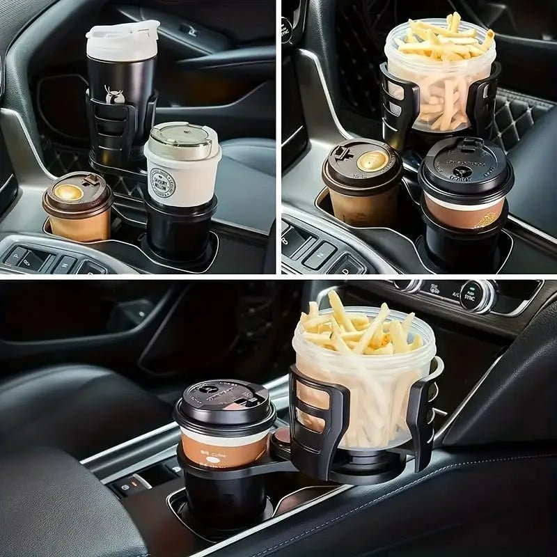 Car Expander Dual Cup Holder - Multifunctional Water Cup Mount Stand