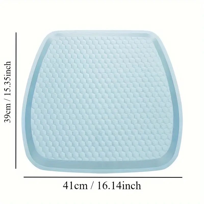 Car Seat Cushion with Breathable Cool Gel - Universal and Multifunctional, Provides Pressure Relief for Back and Tailbone Pain.