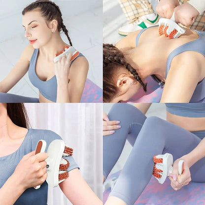 Cellulite Massager Manual -  Roller for Leg, Neck, Arm and Foot, Multi-function Pelvic Floor Muscle Trainer