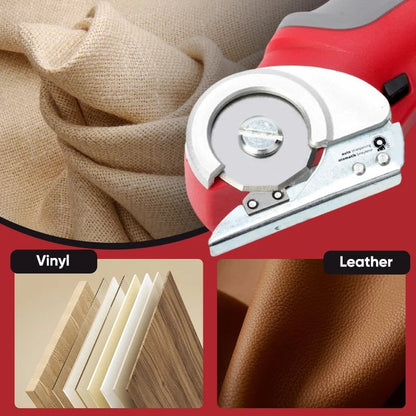 Cordless Versatile Cutter - Rotary Cutter with Self-sharpening Blade for Fabric Cloth Carpet Leather Felt