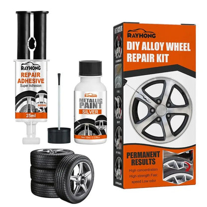 DIY Alloy Wheel Repair Kit - Rim Scrapes Scratches Remover