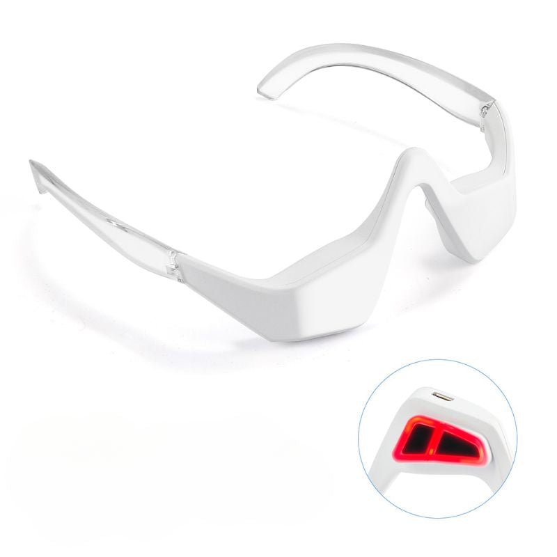 Electric Massage Eye Care Device - Light Eye Protection Frames Massager Removes Dark Spots Circles Bags and Wrinkles