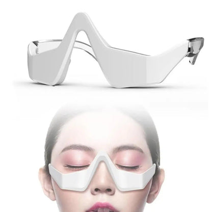 Electric Massage Eye Care Device - Light Eye Protection Frames Massager Removes Dark Spots Circles Bags and Wrinkles