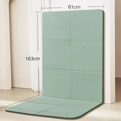 Foldable Yoga Mat - Thick Travel Yoga Mat for Yoga, Pilates, Meditation and Floor Workouts