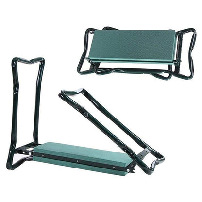 Folding Ergonomic Kneeler- Practical Garden Tools for Kneeling and Sitting Sturdy and Lightweight