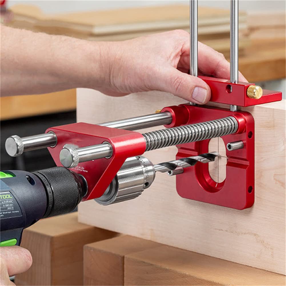 Freely Adjustable Drilling Locator - Woodworking Drilling Template Guide Tool Home