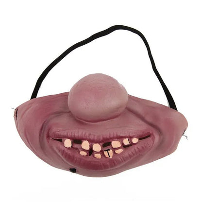 Funny Half Face Horrible Masks - Scary Cosplay Mask Costume for Halloween Party