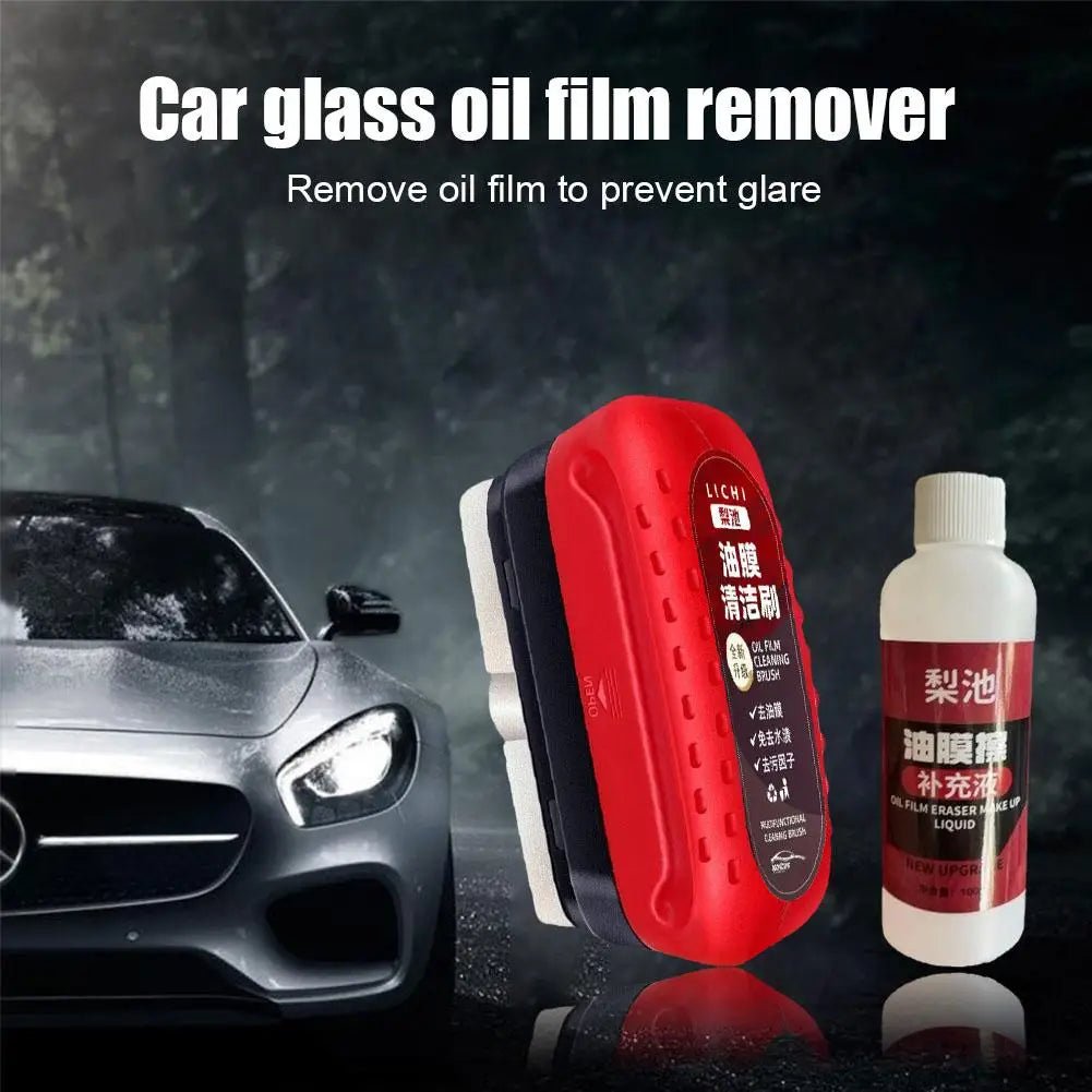 Glossy Powerful Automotive Windshield Cleaner - Prevents Rain And Fog Cleaning Glass Brush