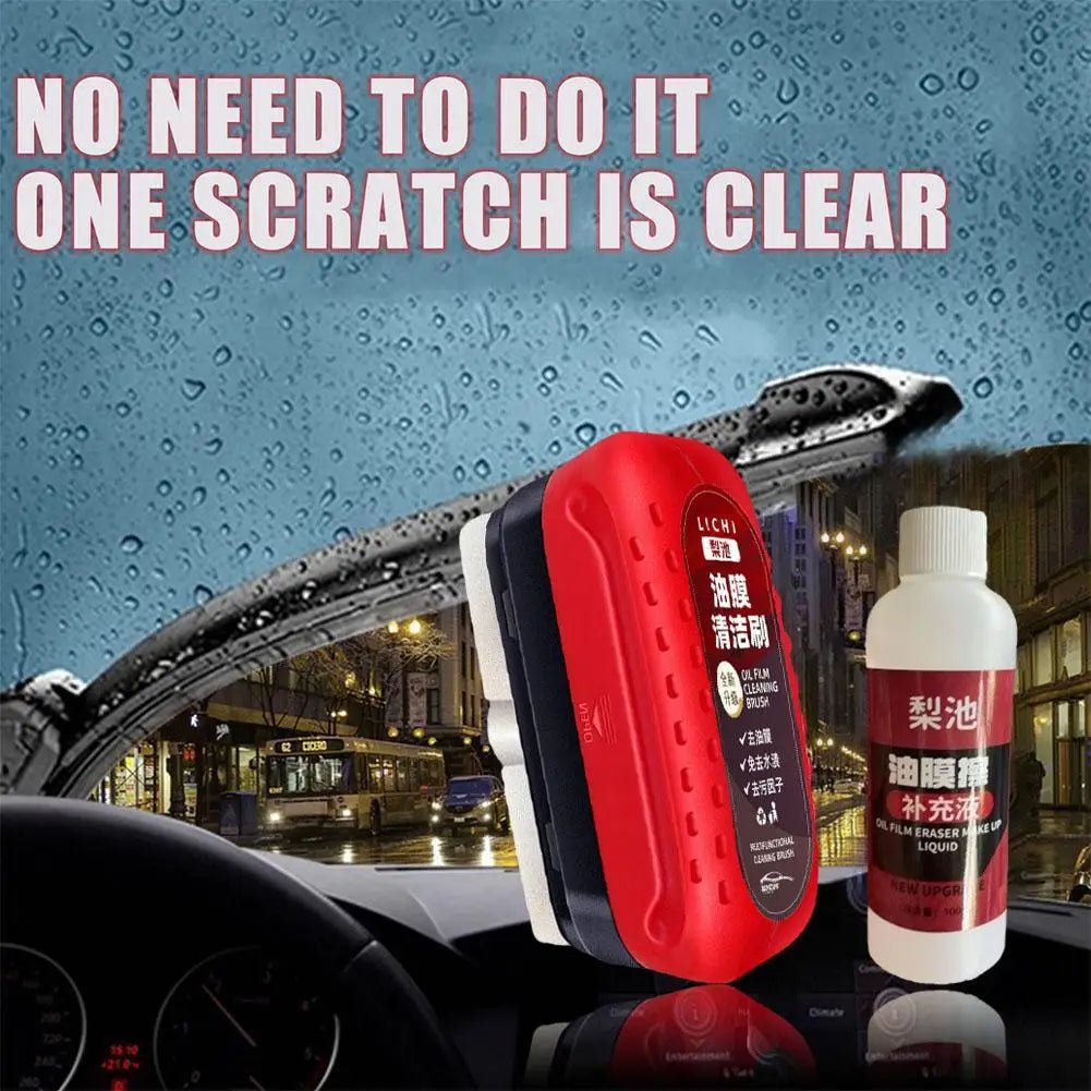 Glossy Powerful Automotive Windshield Cleaner - Prevents Rain And Fog Cleaning Glass Brush