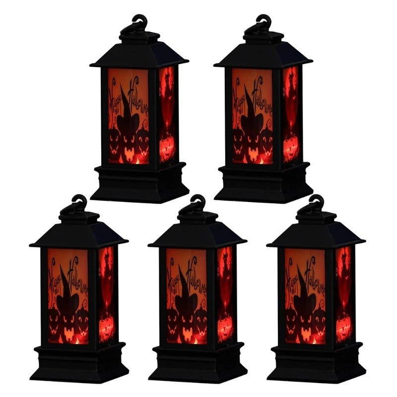 Halloween Decoration Props Lantern Flame - Halloween LED Candles Lanterns