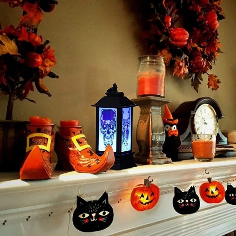 Halloween Decoration Props Lantern Flame - Halloween LED Candles Lanterns