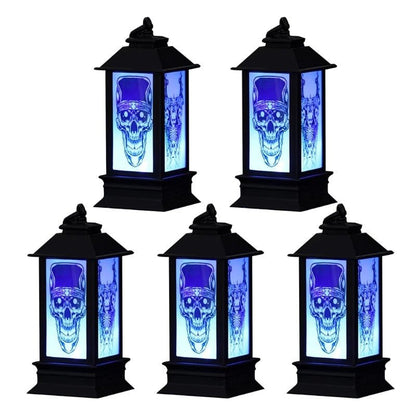 Halloween Decoration Props Lantern Flame - Halloween LED Candles Lanterns