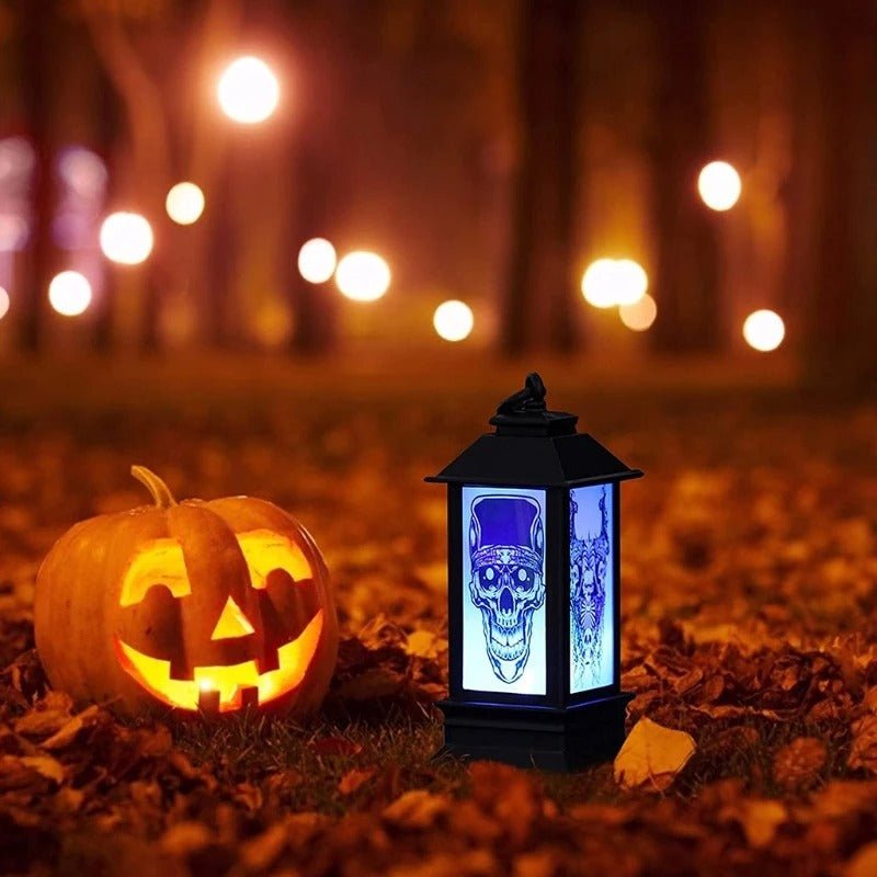 Halloween Decoration Props Lantern Flame - Halloween LED Candles Lanterns