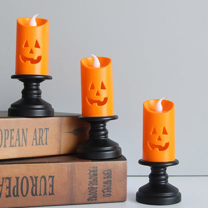 Halloween LED Candle - Flameless Pumpkin Lamp