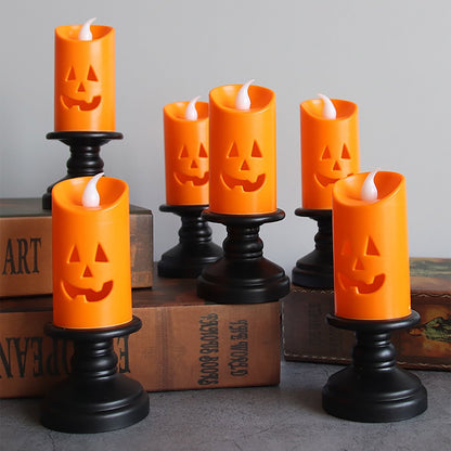 Halloween LED Candle - Flameless Pumpkin Lamp