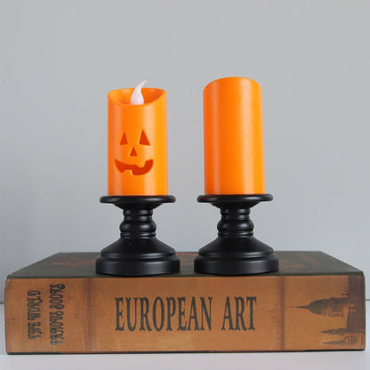 Halloween LED Candle - Flameless Pumpkin Lamp