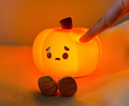 Halloween Pumpkin Night Light - Cute, Multi-functional Lamp