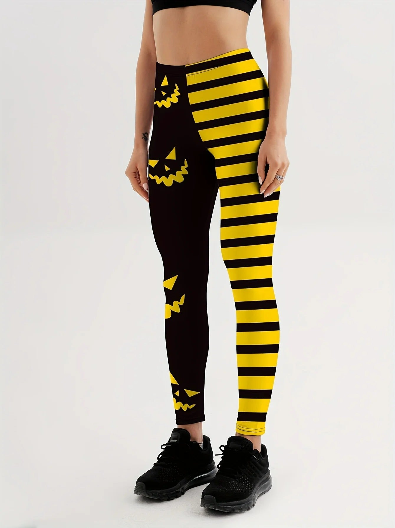 Halloween Pumpkin Sexy Leggings - Festive & Functional