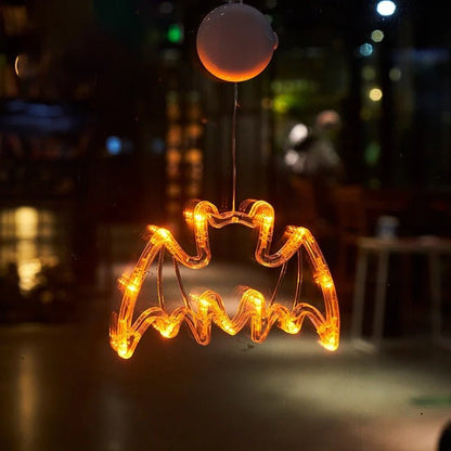 Halloween Suction Cup Light LED - Halloween Window Decorations Lights