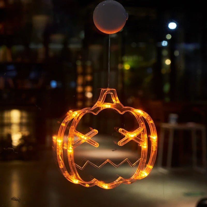 Halloween Suction Cup Light LED - Halloween Window Decorations Lights