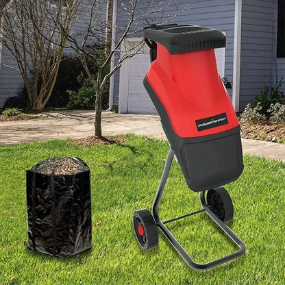 Heavy Duty Electric Wood Chipper - Corded Shredder, and Mulchers