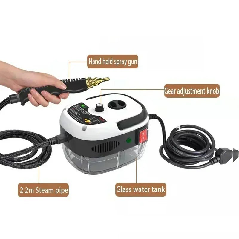 High Temperature Steam Cleaner - 2500W Steam Cleaning Tools Handheld Steamer Cleaner for Household