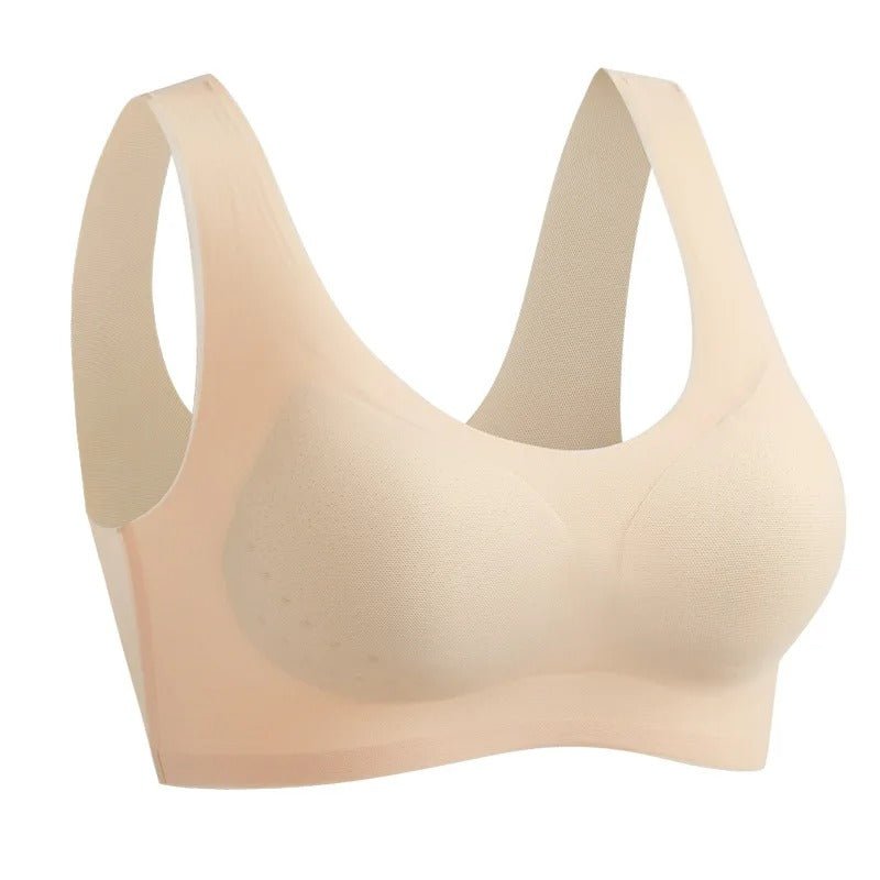 Ice Silk Ion Lymphvity Detoxification and Shaping & Powerful Lifting Bra - Breathable, Seamless, Comfort Bra, Non-Marking  Bras