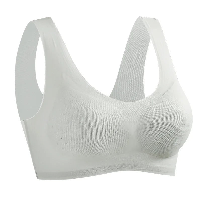 Ice Silk Ion Lymphvity Detoxification and Shaping & Powerful Lifting Bra - Breathable, Seamless, Comfort Bra, Non-Marking  Bras