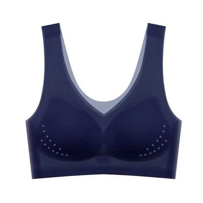 Ice Silk Ion Lymphvity Detoxification and Shaping & Powerful Lifting Bra - Breathable, Seamless, Comfort Bra, Non-Marking  Bras