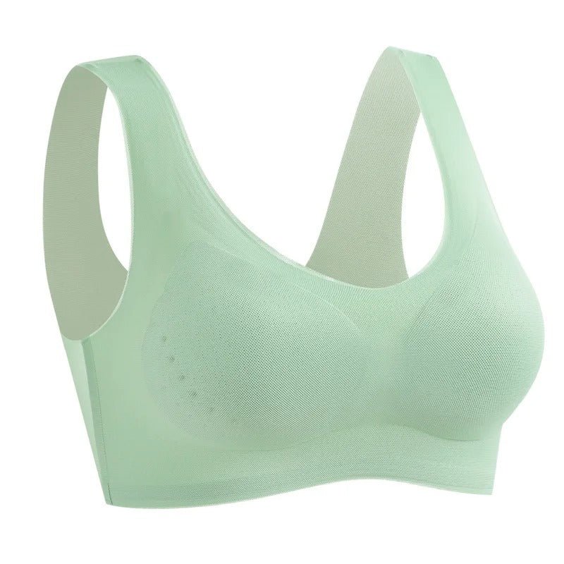 Ice Silk Ion Lymphvity Detoxification and Shaping & Powerful Lifting Bra - Breathable, Seamless, Comfort Bra, Non-Marking  Bras