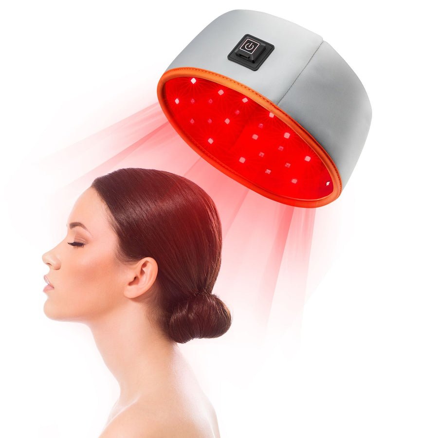 Infrared Red Light Therapy Cap - Hair Regrowth Hat Depression Anxiety And Stress Relief Thermal Helmet Scalp Massager