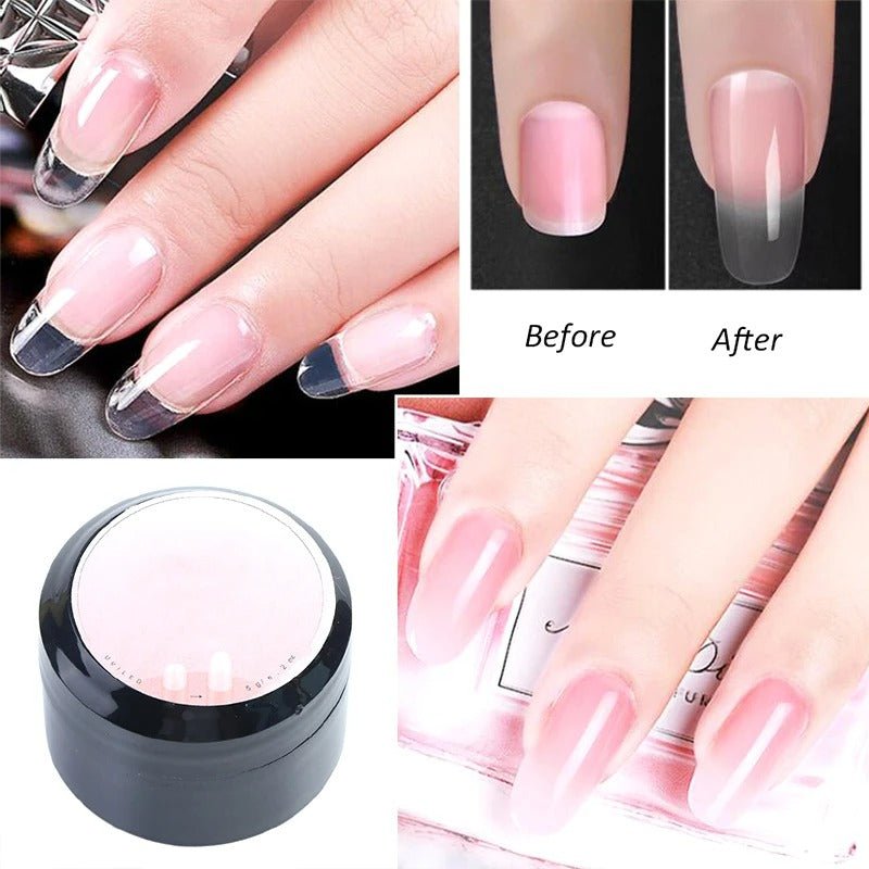 Instant Nail Repair Gel - Cracked Nail Repair Gel Strengthen Long Lasting Harmless For UV Acrylic Broken Nails Gel