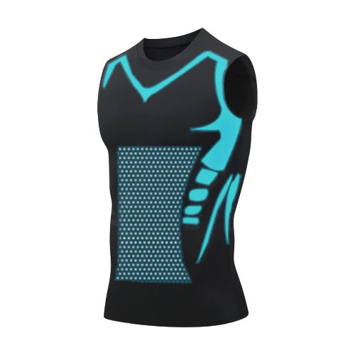 Tourmaline Posture Corrector Vest- Ionic Shaping Sleeveless T-Shirt, Fitness Tummy Control Top